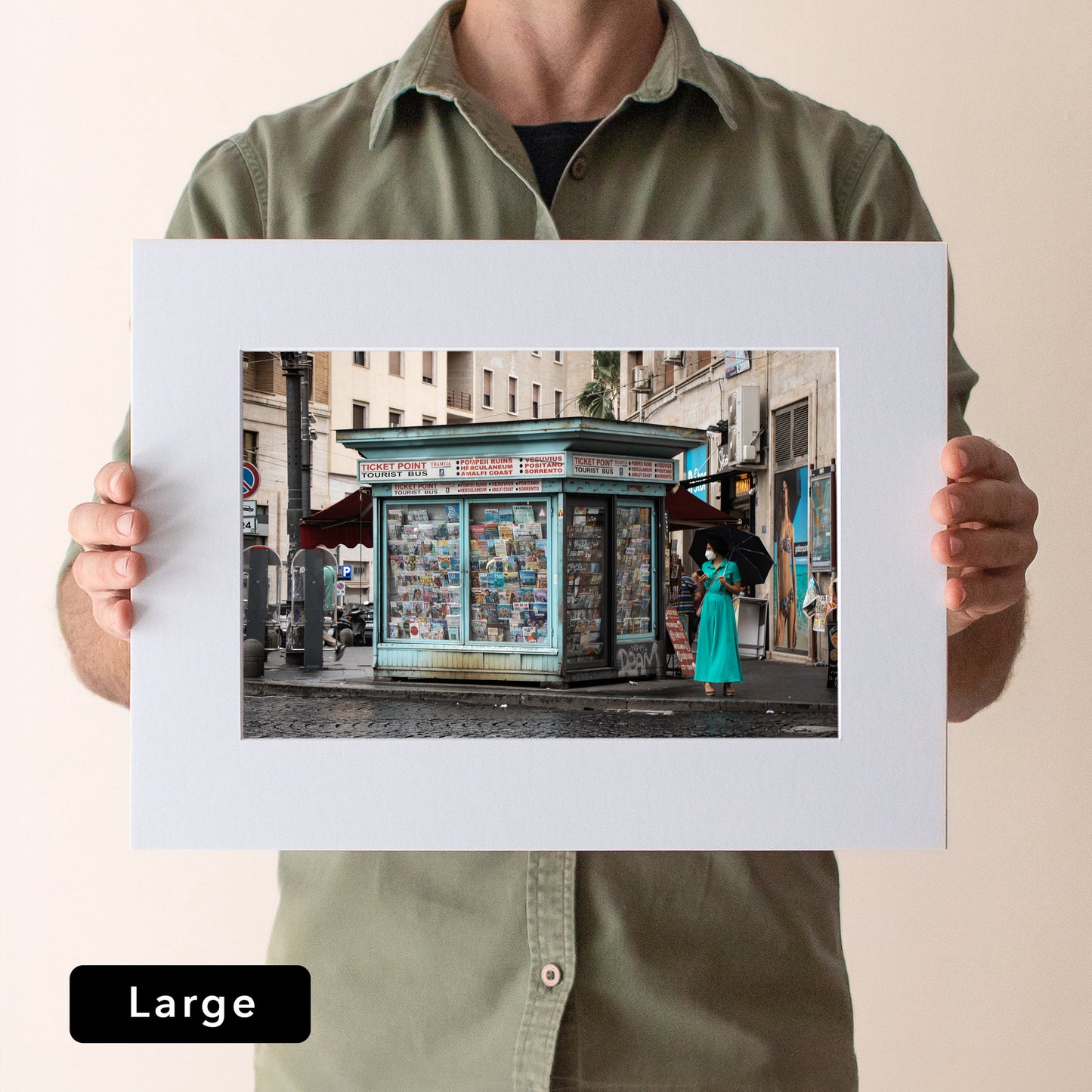 Naples Newstand Print | Italy