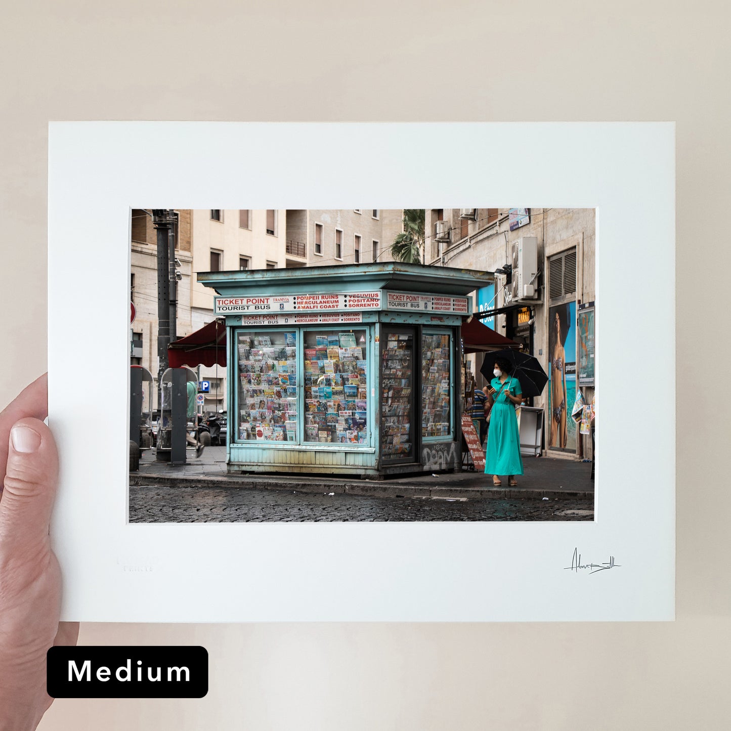 Naples Newstand Print | Italy