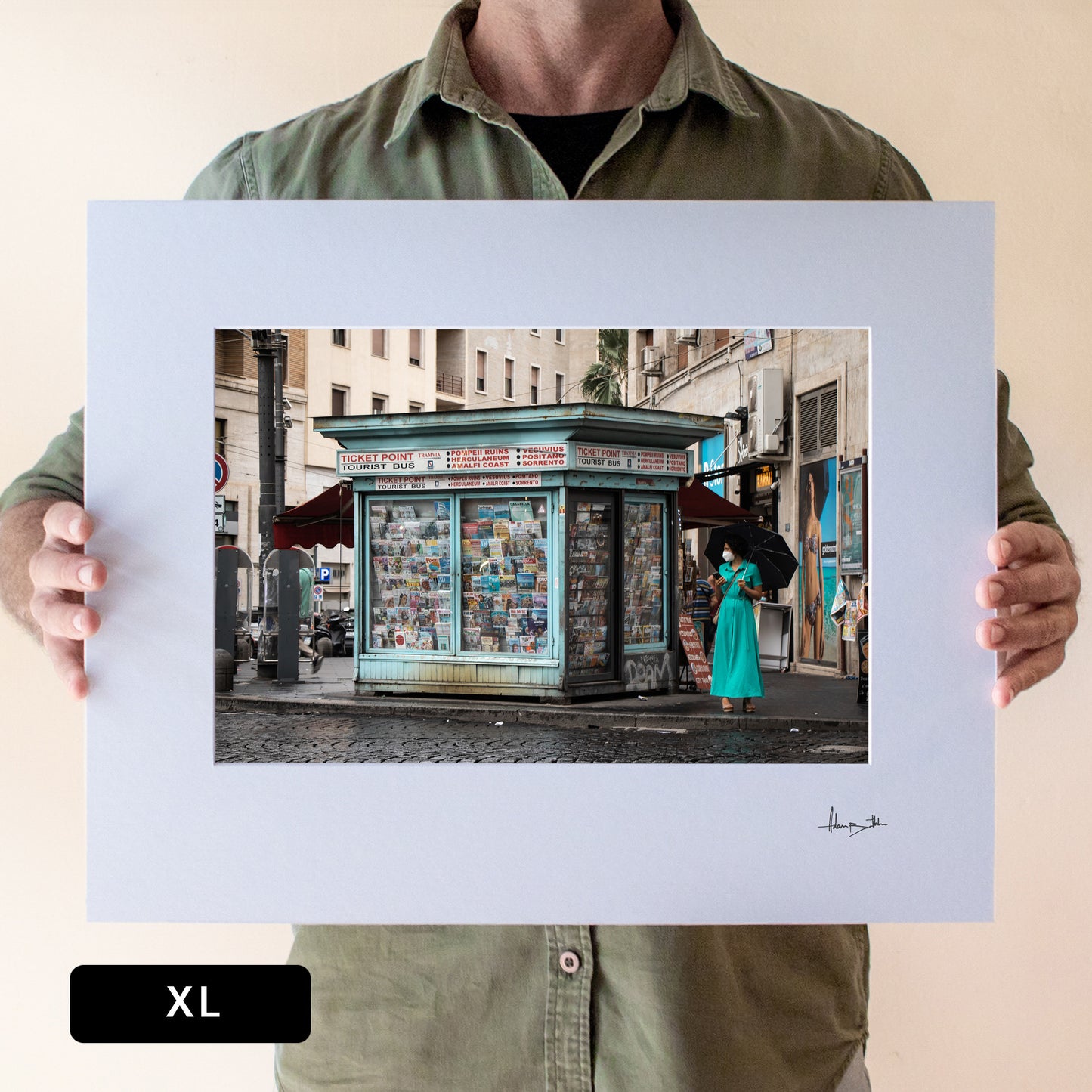 Naples Newstand Print | Italy