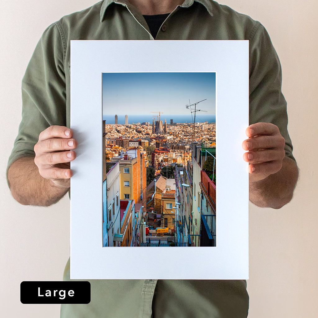 Barcelona Cityscape Print | Spain