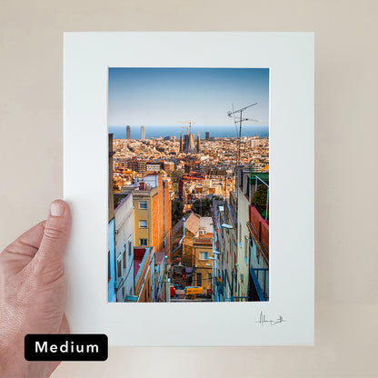 Barcelona Cityscape Print | Spain