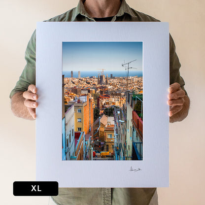 Barcelona Cityscape Print | Spain