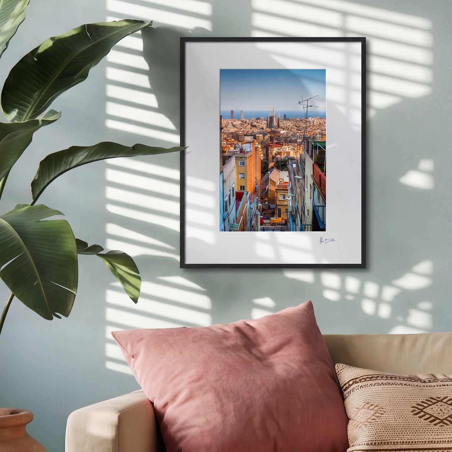 Barcelona Cityscape Print | Spain