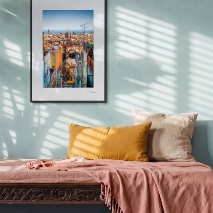 Barcelona Cityscape Print | Spain