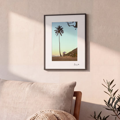 Palm Tree Beach Photography Print | Rio de Janeiro, Brazil