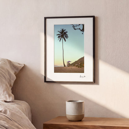 Palm Tree Beach Photography Print | Rio de Janeiro, Brazil