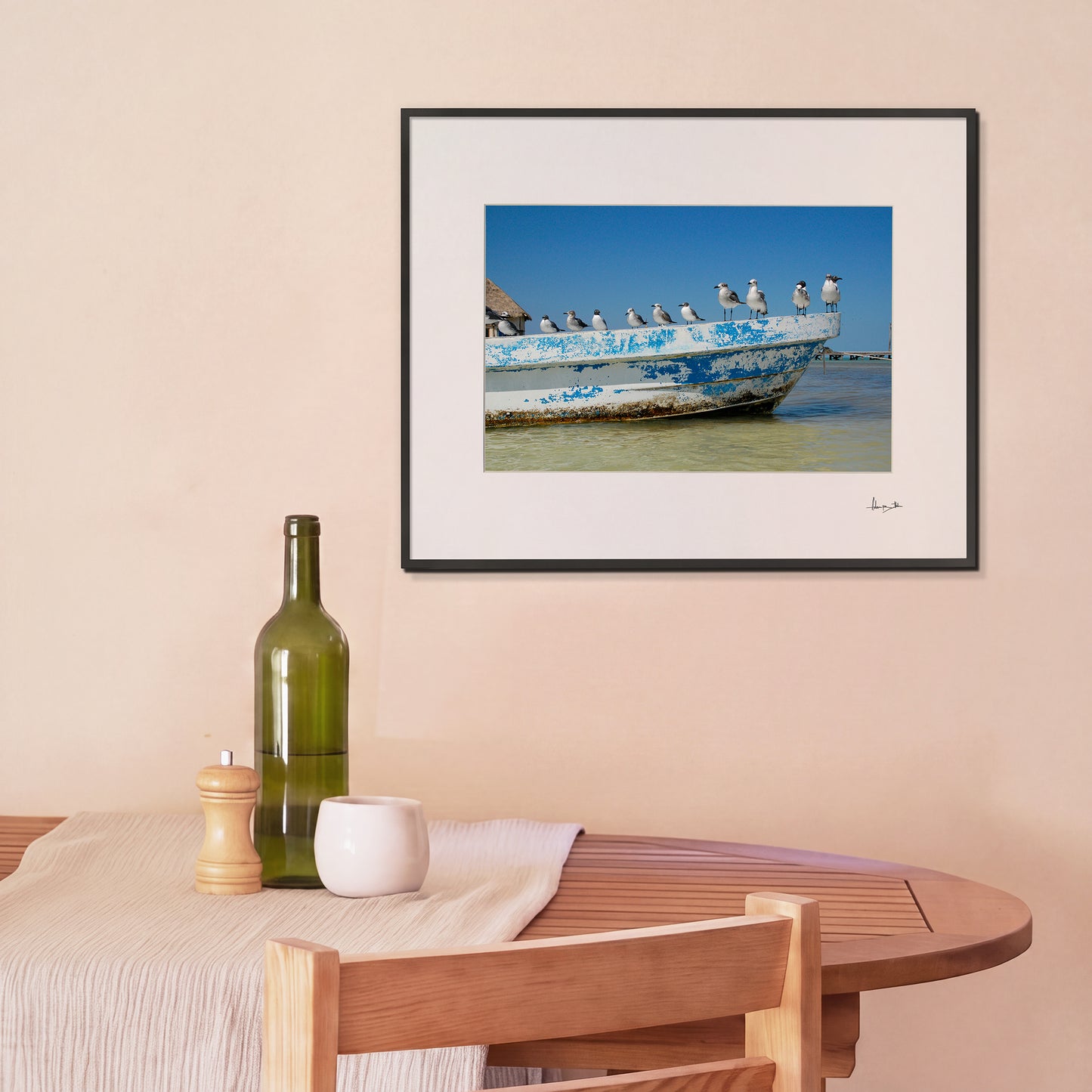 Holbox Seagulls Print | Mexico