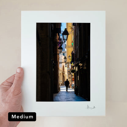 Barcelona Gothic Quarter Print | Spain