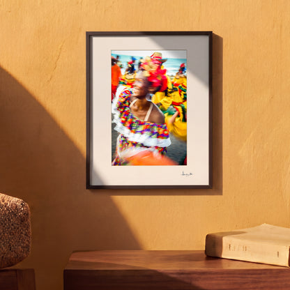 Caribbean Carnival Dancer Photography Print | Cartagena, Colombia