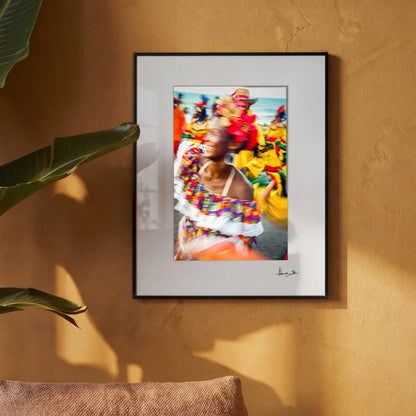Caribbean Carnival Dancer Photography Print | Cartagena, Colombia