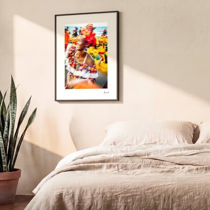 Caribbean Carnival Dancer Photography Print | Cartagena, Colombia