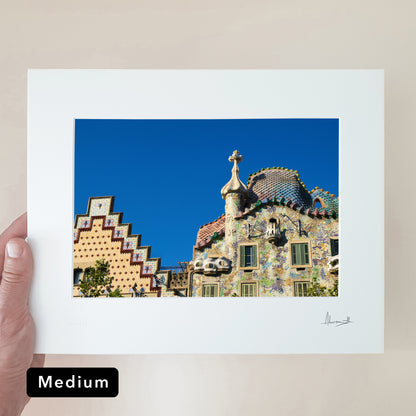 Barcelona Casa Battló Gaudí Print | Spain