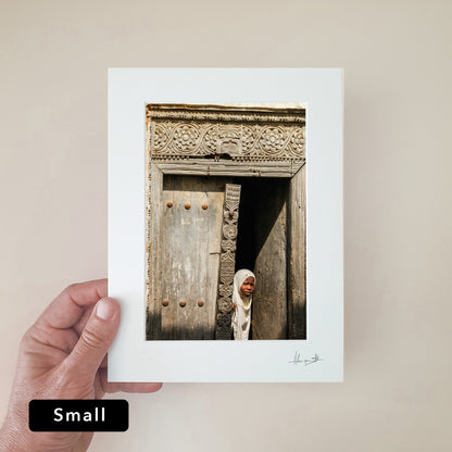 Swahili Doorway Print | Tanzania