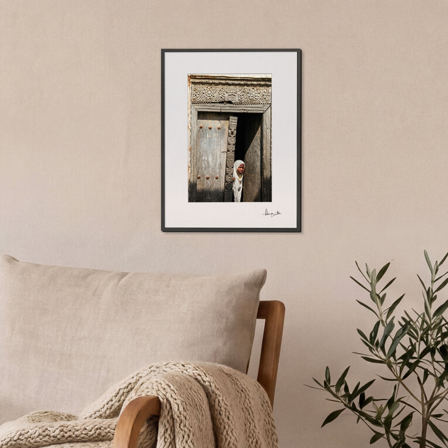 Swahili Doorway Print | Tanzania