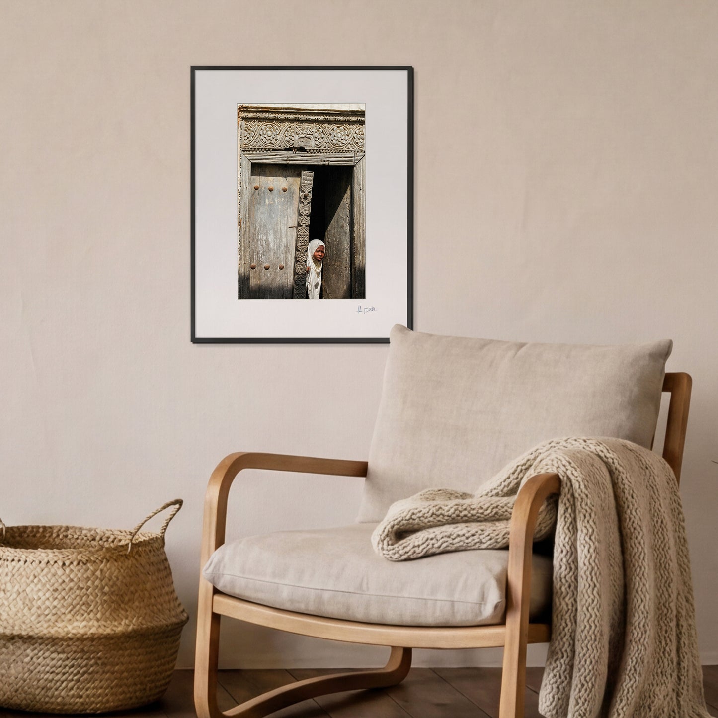Swahili Doorway Print | Tanzania