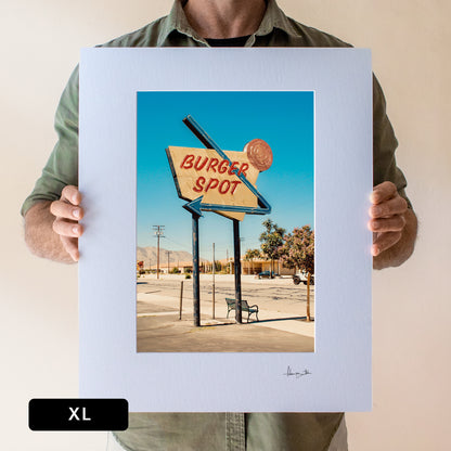 California Burger Spot Print | USA