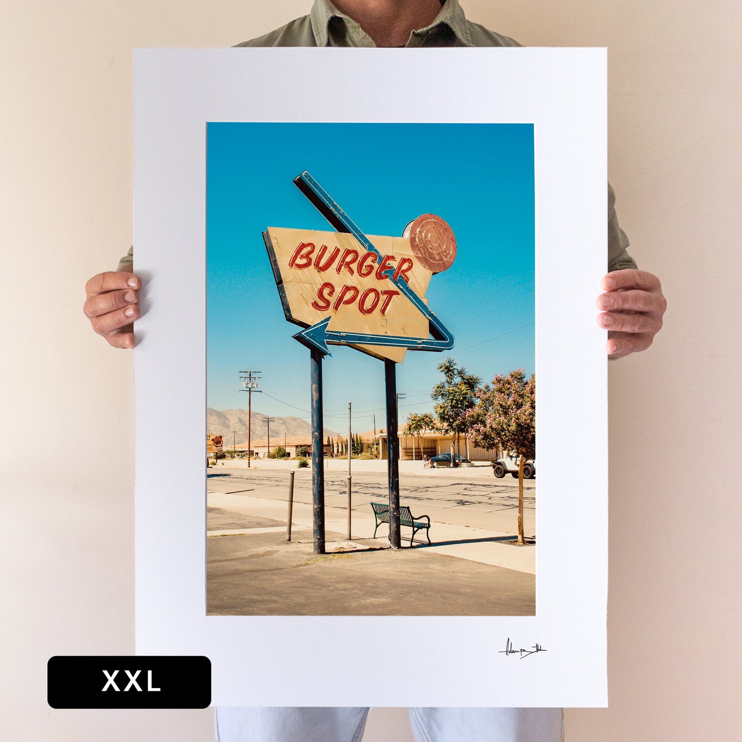 California Burger Spot Print | USA