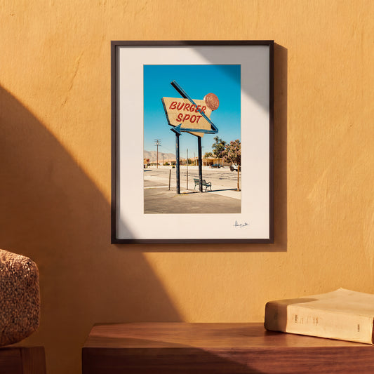 California Burger Spot Print | USA