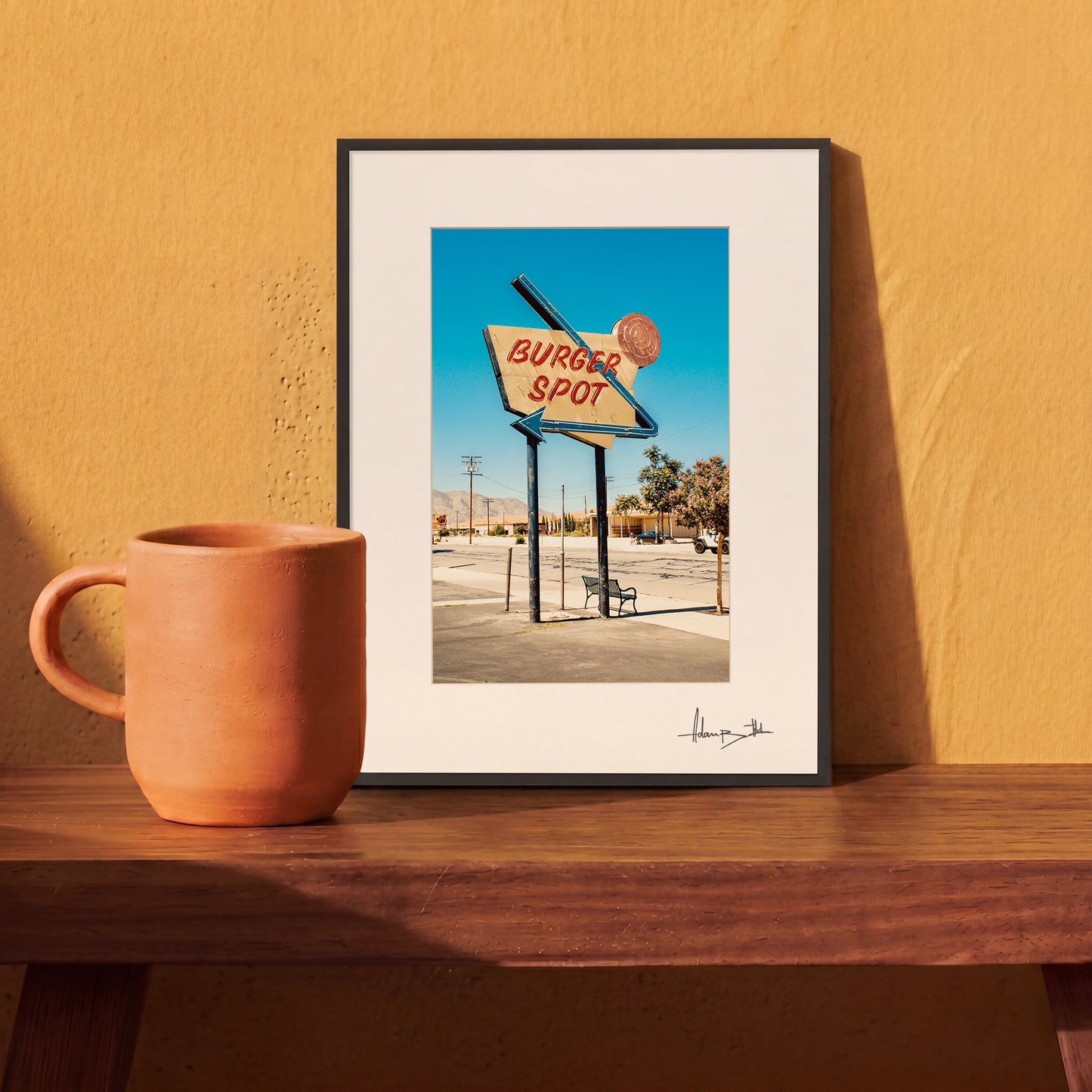 California Burger Spot Print | USA