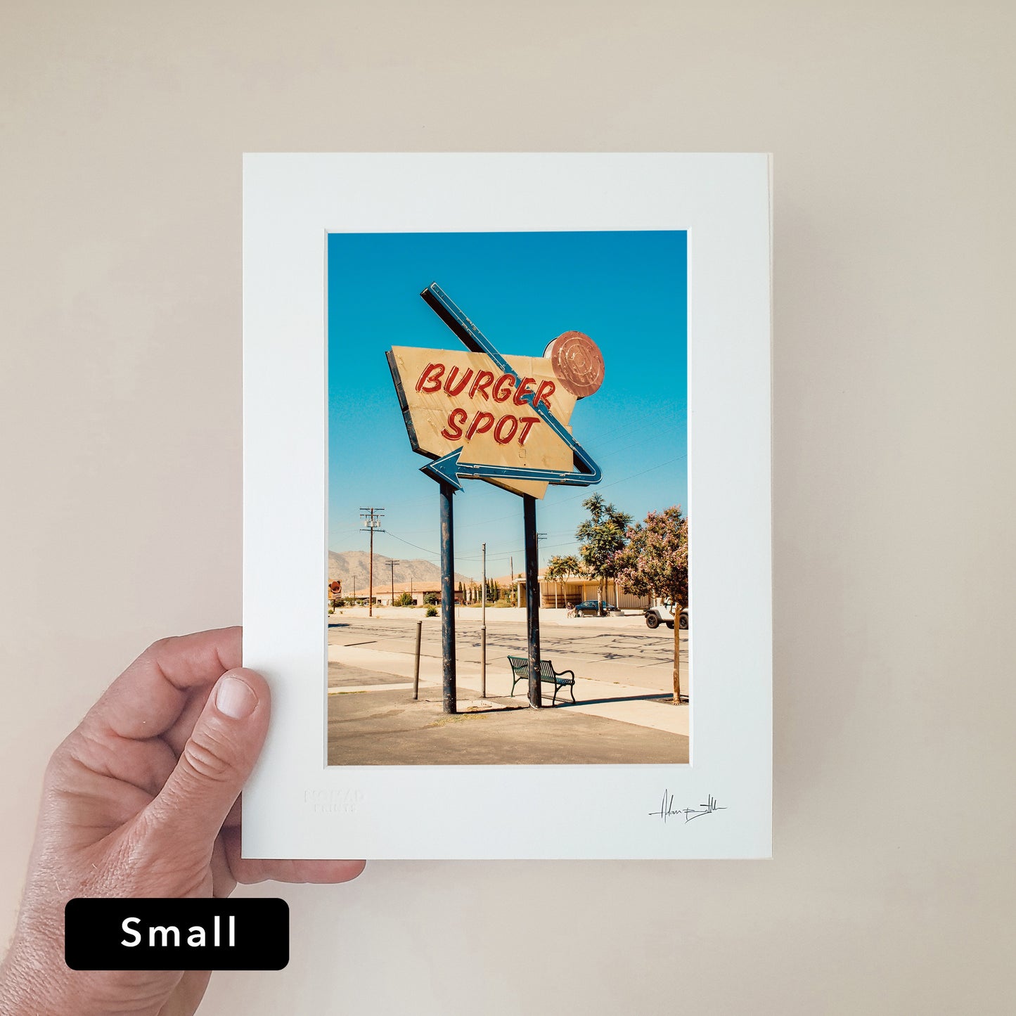 California Burger Spot Print | USA