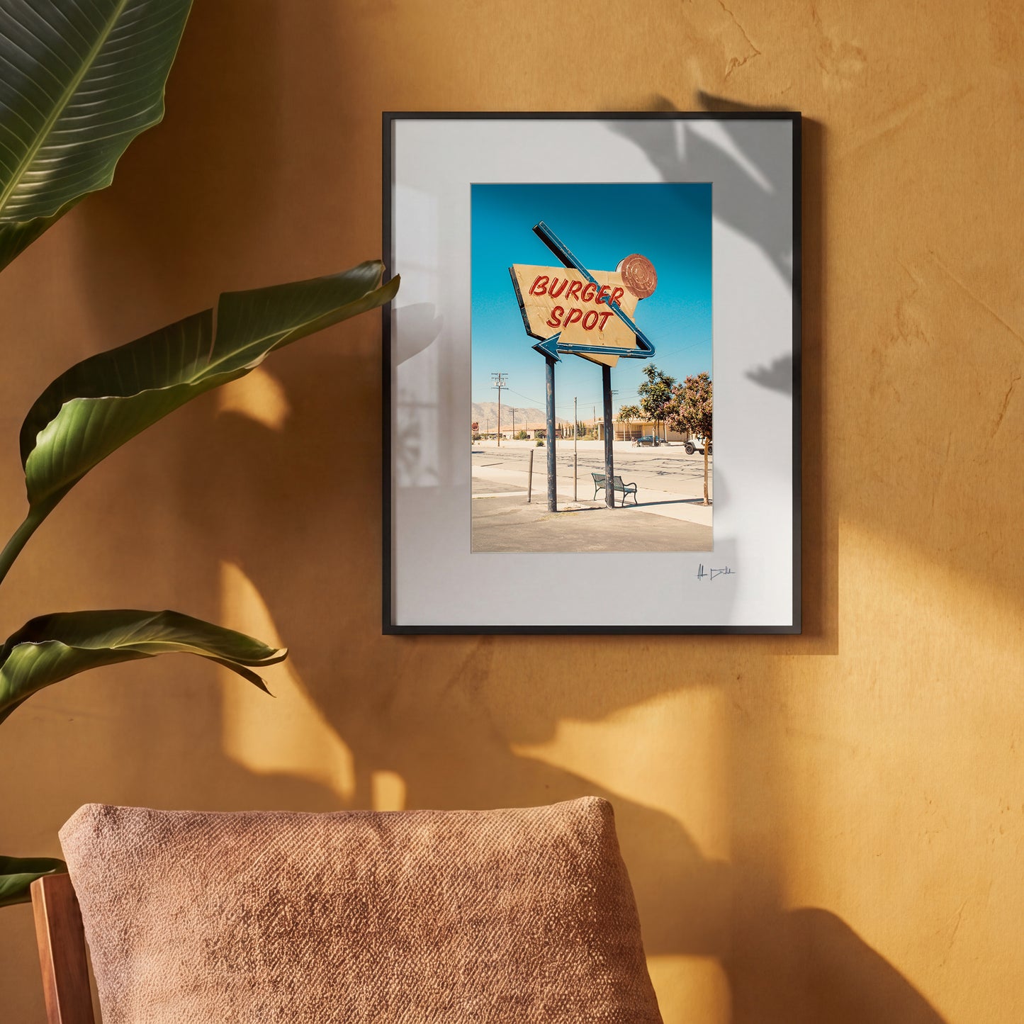 California Burger Spot Print | USA