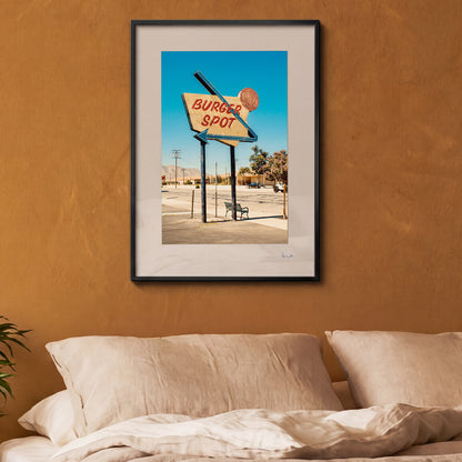California Burger Spot Print | USA