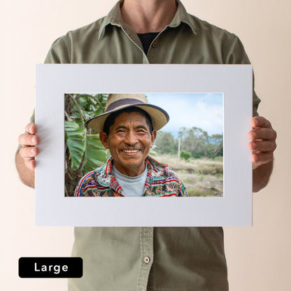 Lake Atitlán Farmer Print | Guatemala