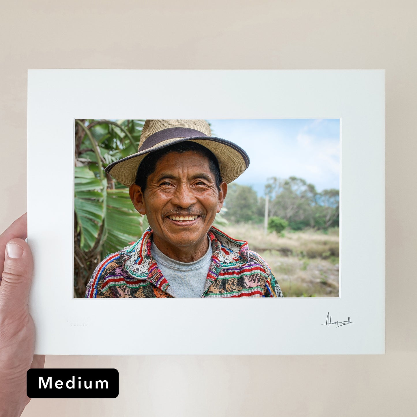 Lake Atitlán Farmer Print | Guatemala