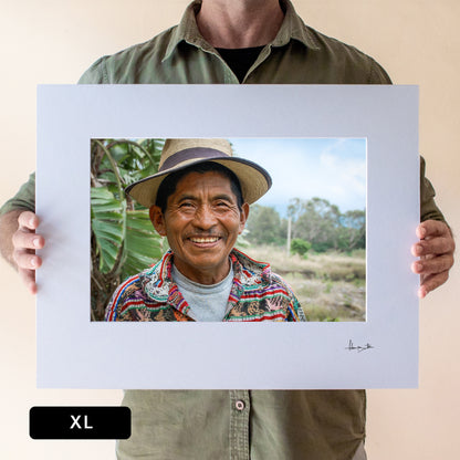 Lake Atitlán Farmer Print | Guatemala