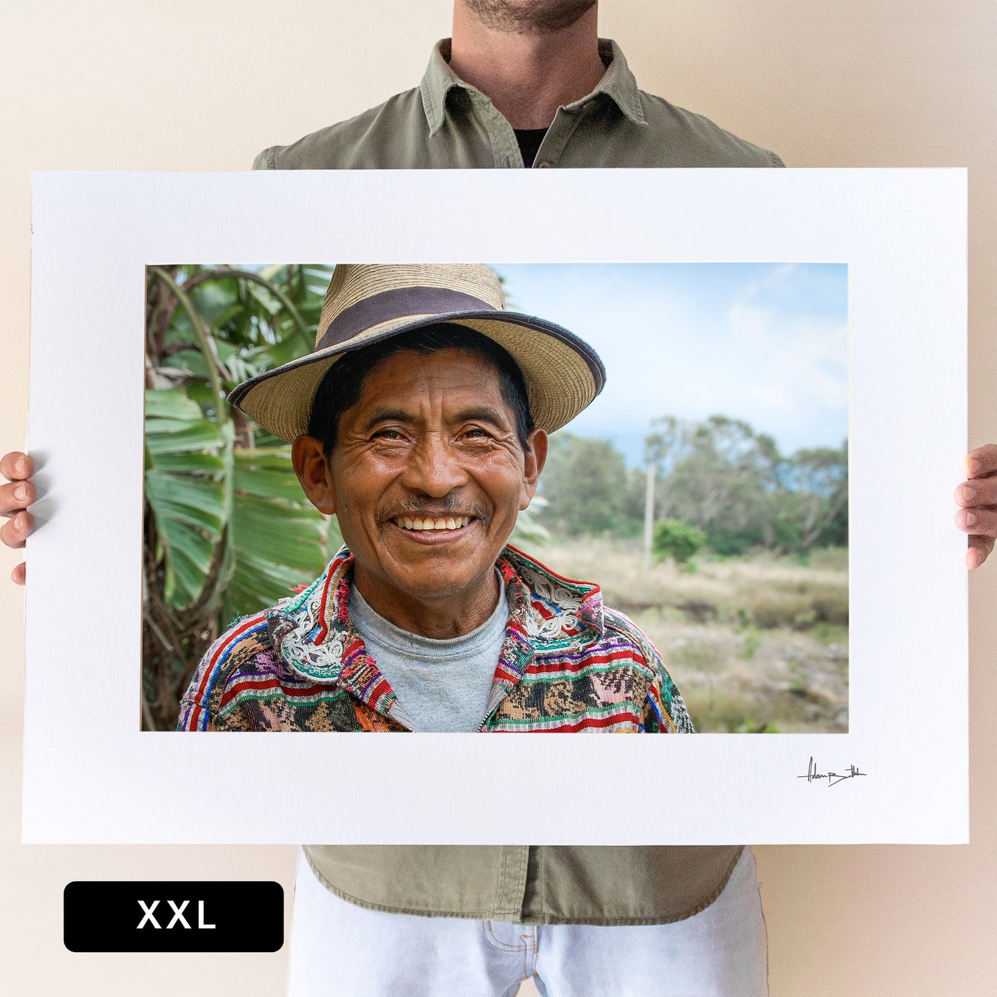 Lake Atitlán Farmer Print | Guatemala