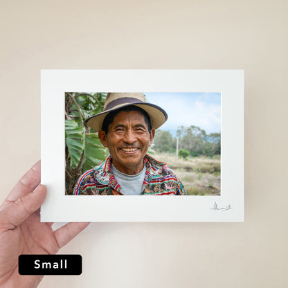 Lake Atitlán Farmer Print | Guatemala