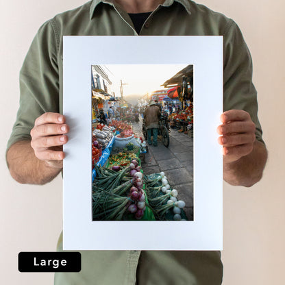 Morning Market in Chiapas Print | Mexico