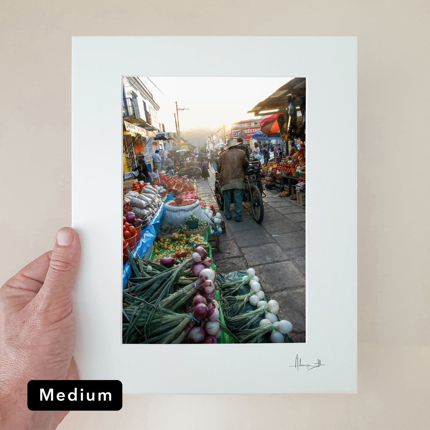 Morning Market in Chiapas Print | Mexico