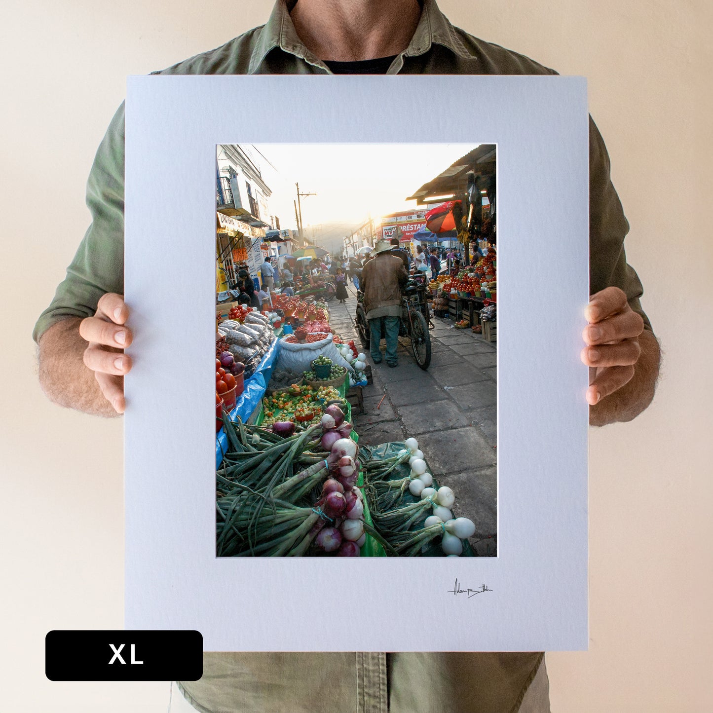 Morning Market in Chiapas Print | Mexico