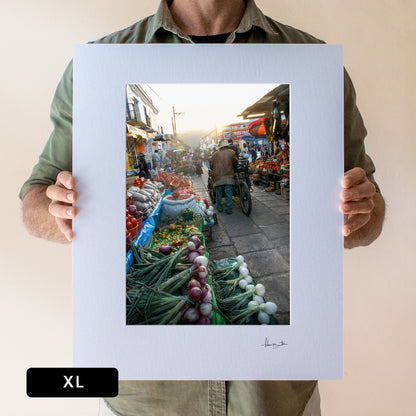 Morning Market in Chiapas Print | Mexico