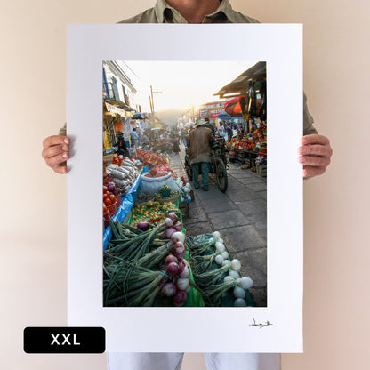 Morning Market in Chiapas Print | Mexico