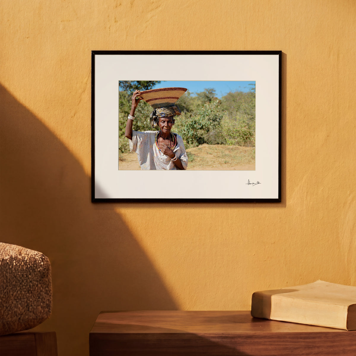 African Village Portrait Photography Print | Angola Travel Wall Art, Ethnic Home Decor