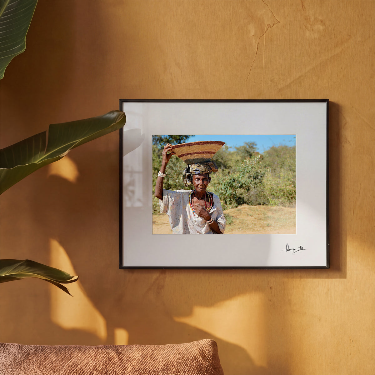 African Village Portrait Photography Print | Angola Travel Wall Art, Ethnic Home Decor