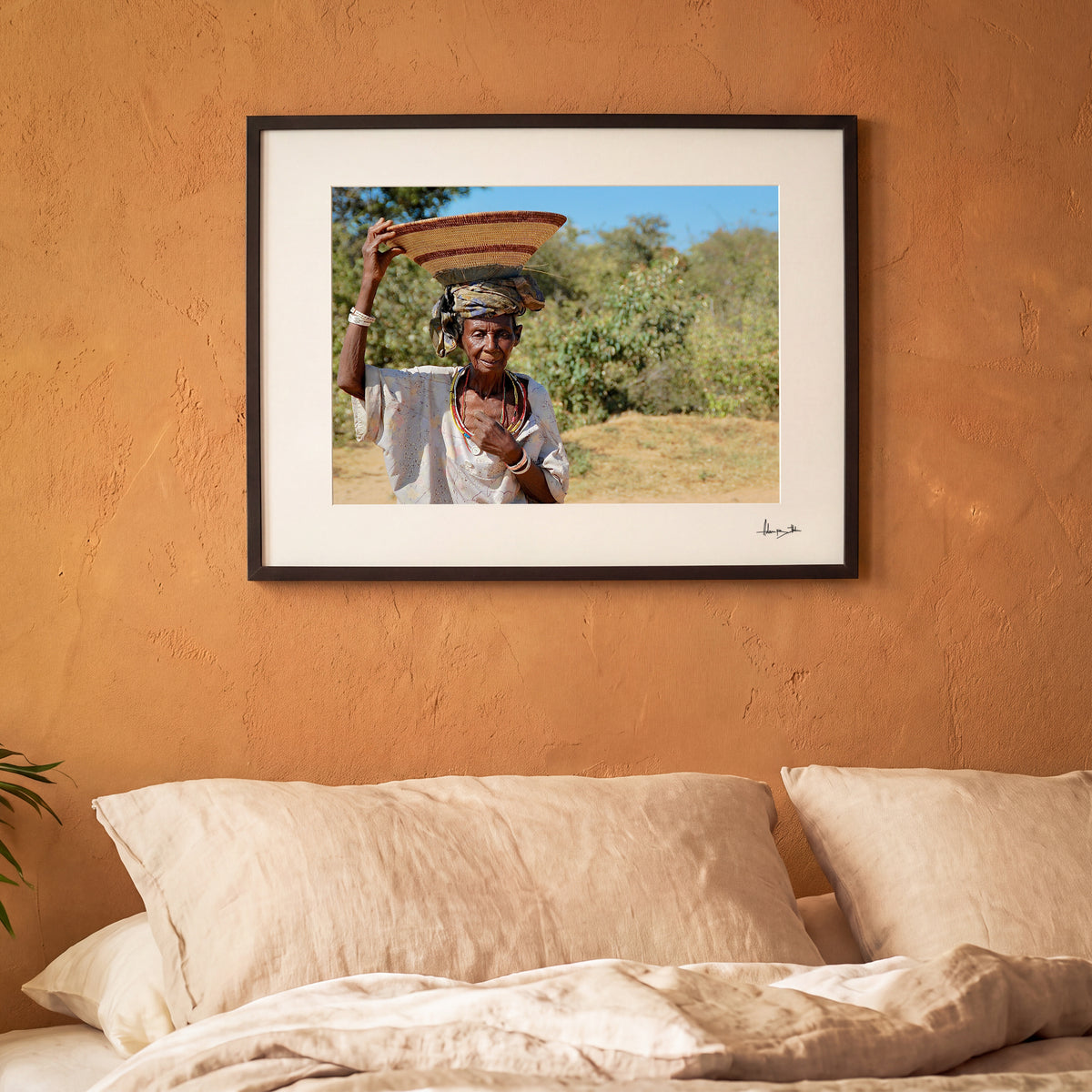 African Village Portrait Photography Print | Angola Travel Wall Art, Ethnic Home Decor