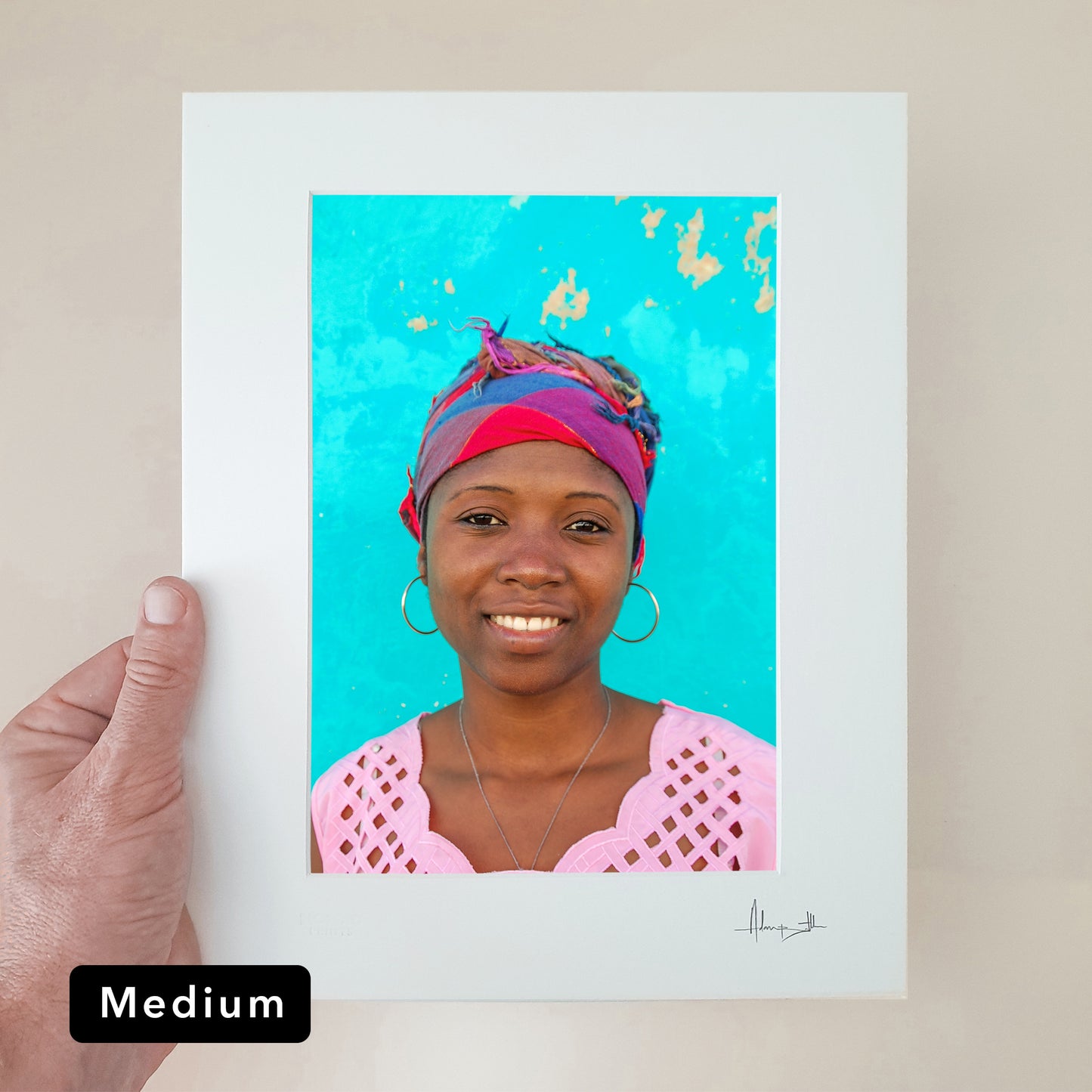 Smiling Eyes Print | Mozambique