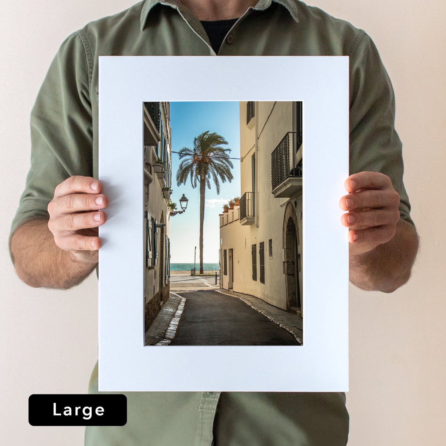 Sitges Beach Street Print | Spain