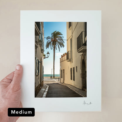 Sitges Beach Street Print | Spain