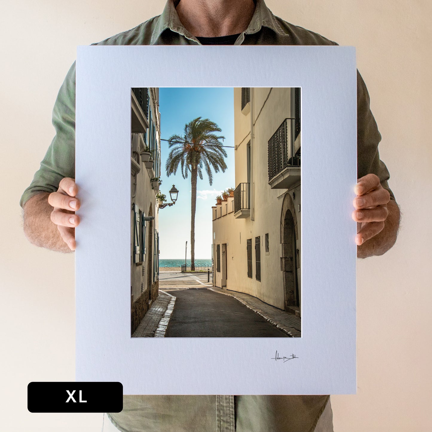 Sitges Beach Street Print | Spain