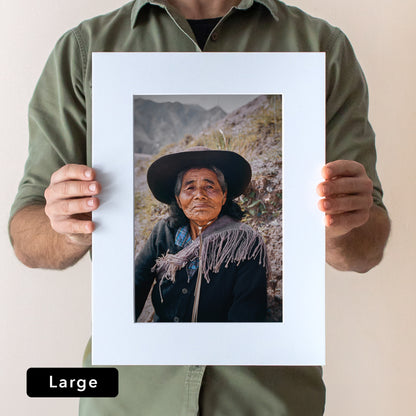 Lady of The Andes Print | Argentina