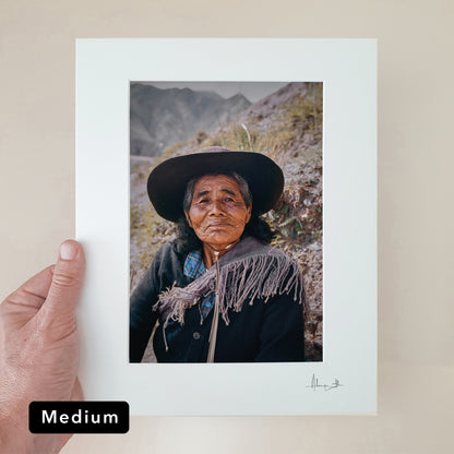 Lady of The Andes Print | Argentina