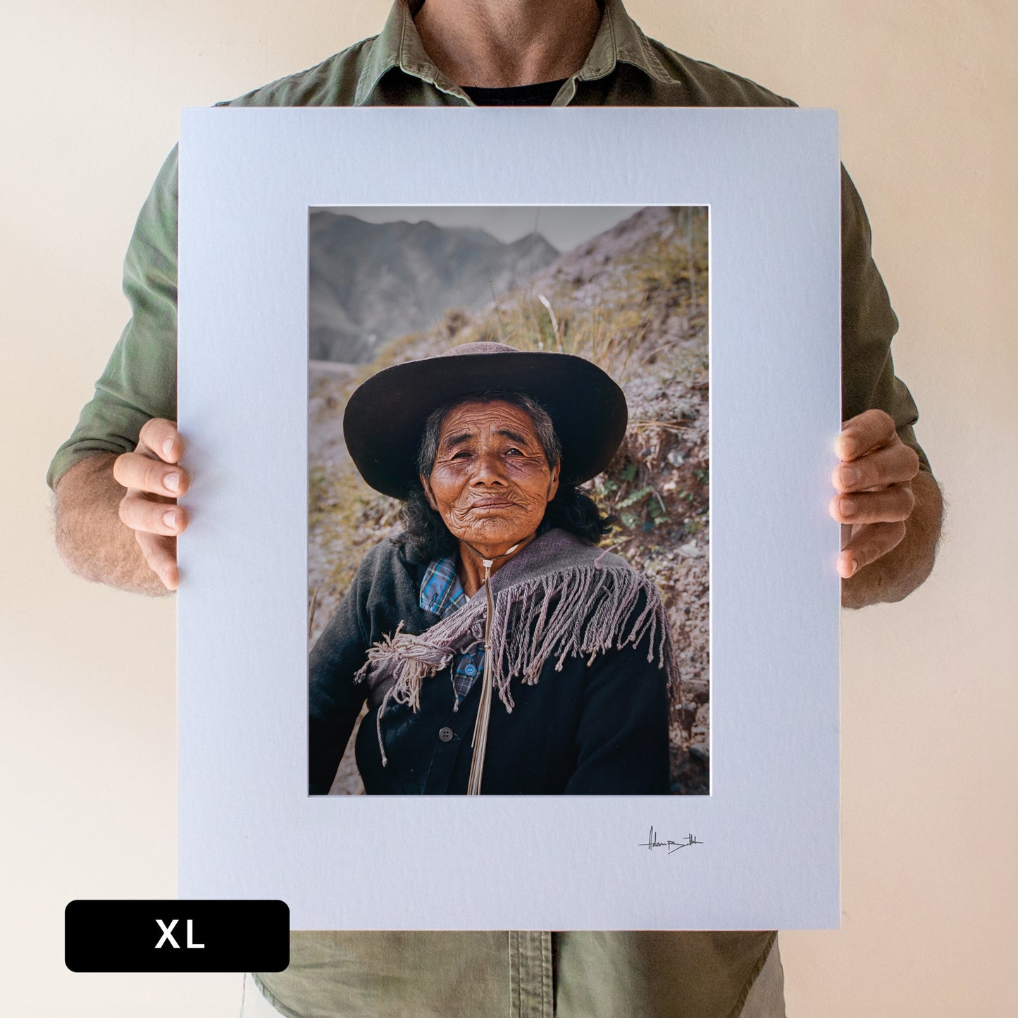 Lady of The Andes Print | Argentina