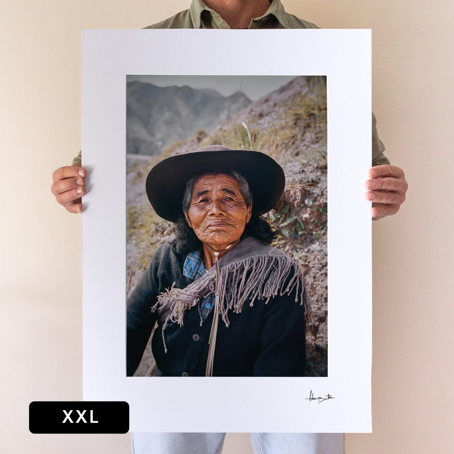 Lady of The Andes Print | Argentina