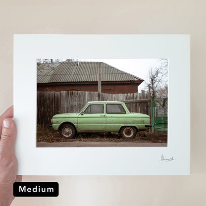 Soviet-Era Classic Car Print | Ukraine