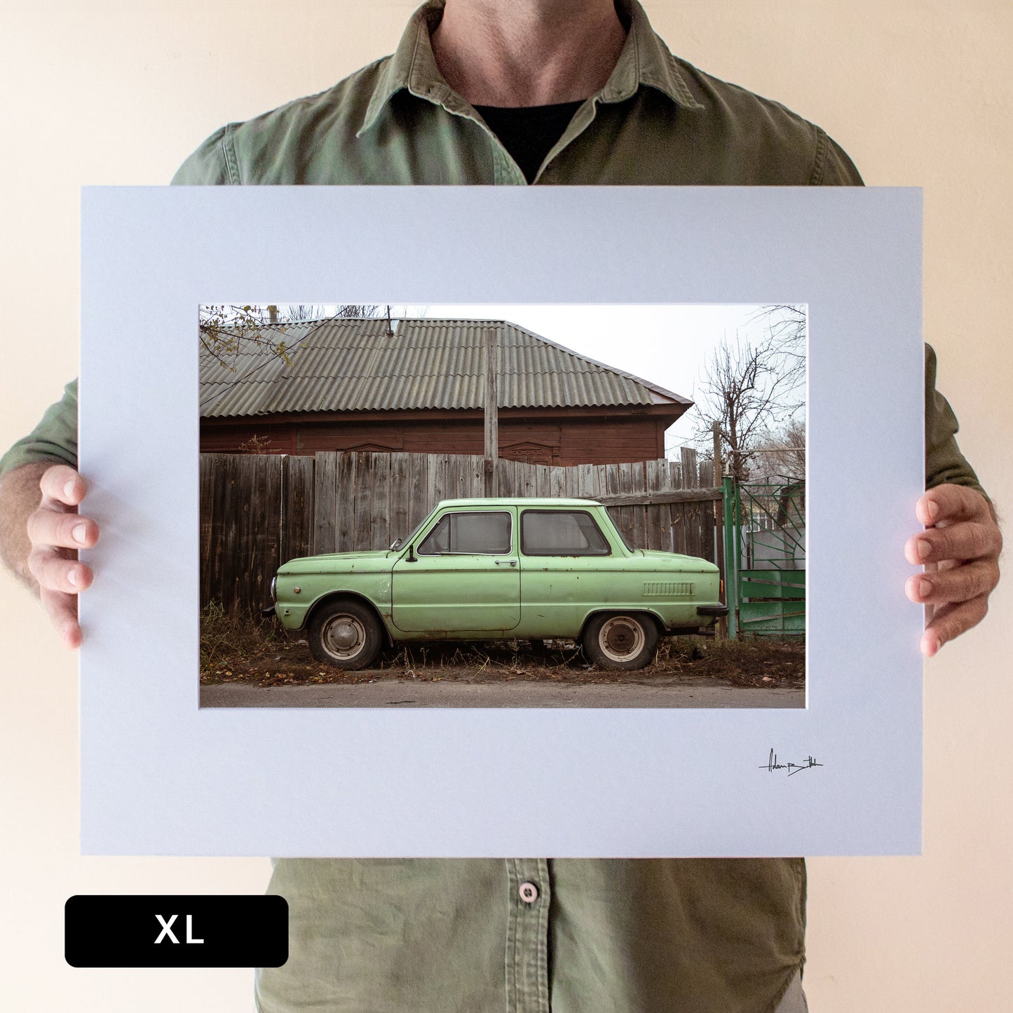 Soviet-Era Classic Car Print | Ukraine