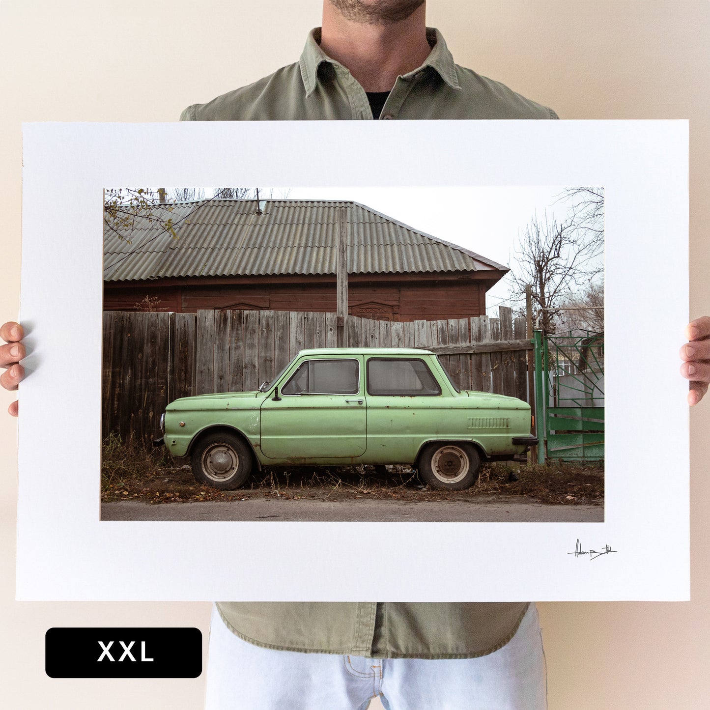 Soviet-Era Classic Car Print | Ukraine